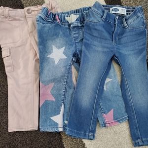 Toddler Girl Skinny Jeans Bundle Lot Sz 18-24 mos